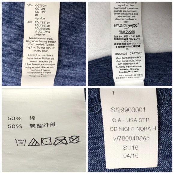 GAP Factory Soccer Tee USA COPA America Centenario USA 2016, Blue, Medium M - Picture 7 of 12